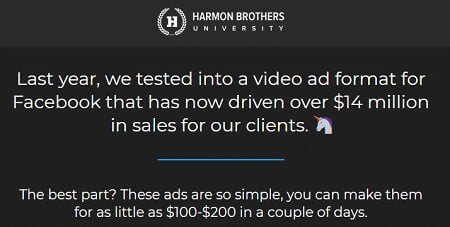 EATS Easy Ads That Sell Challenge with Harmon Brothers