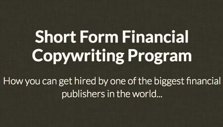 Jake Hoffberg Short Form Financial Copywriting Program