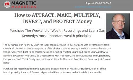 Weekend of Wealth with Dan Kennedy 2020