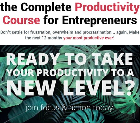 Shane Melaugh - Focus & Action Productivity Course (2019)