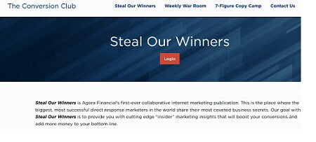 Steal Our Winners Agora Financial