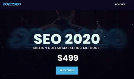 SEO 2020 Million Dollar Marketing Methods