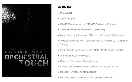 8dio - Soul Series: Christopher Young - Orchestral Touch (KONTAKT)