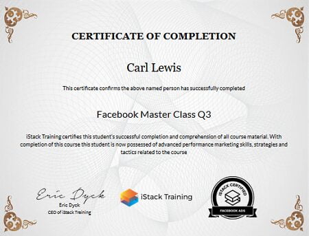 iStack Facebook MasterClass Q3