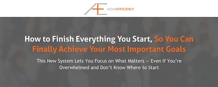 Asian Efficiency Finisher's Fastlane