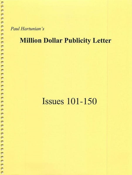 Million Dollar Publicity Kit - Paul Hartunian