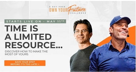 Own Your Future Challenge by Tony Robbins and Dean Graziosi