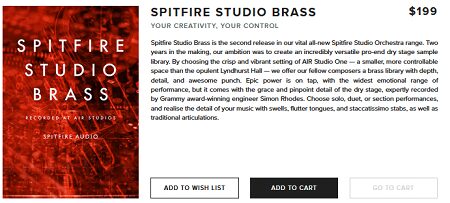 Spitfire Audio Spitfire Studio Brass KONTAKT