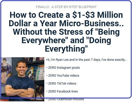 Ryan Lee - Micro-Business Workshop Recordings