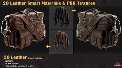 ArtStation -Smart Materials Leather and Wood