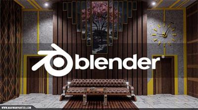 Udemy - Blender How to create realistic BedRoom with Cycle & Eevee