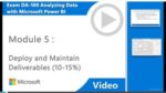 O'Reilly - Exam DA-100 Analyzing Data with Microsoft Power BI (Video)