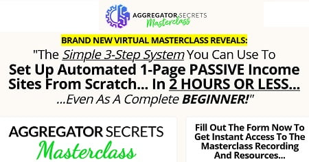 Aggregator Secrets Masterclass by Duston McGroarty