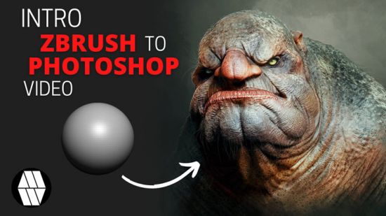 ArtStation - MLW Creative - ZBRUSH to PHOTOSHOP FULL TUTORIAL + 56 Brush Pack