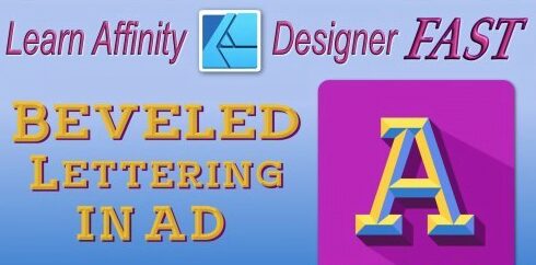 Skillshare - Beveled Lettering In Affinity Designer