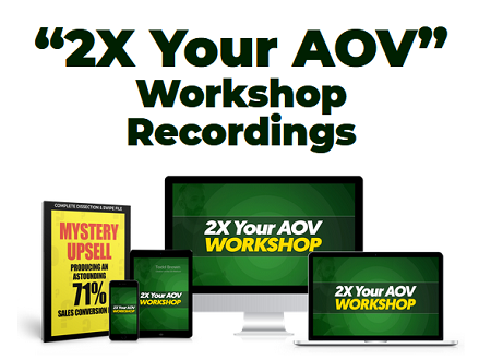 Todd Brown 2X Your AOV Virtual Workshop