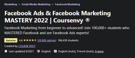 Facebook Ads & Facebook Marketing MASTERY (2022)