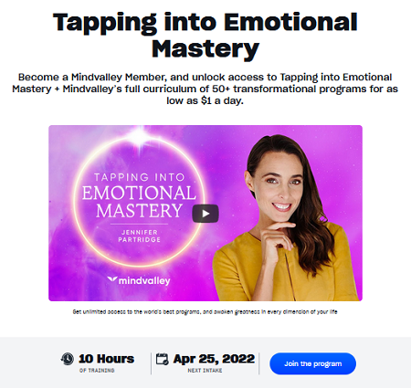 MindValley - Jennifer Partridge - Tapping into Emotional Mastery