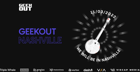 Geekout – Nashville Nov 3-5 2022