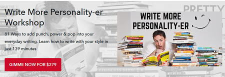 Write More Personality-er Workshop with Justin Blackman