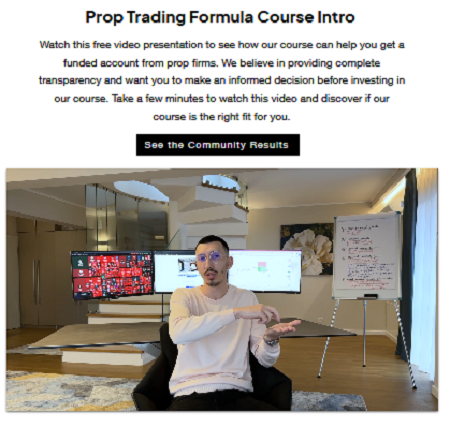 Trading Busters – Prop Trading Formula Course