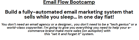 Chris Orzechowski – Email Flow Bootcamp