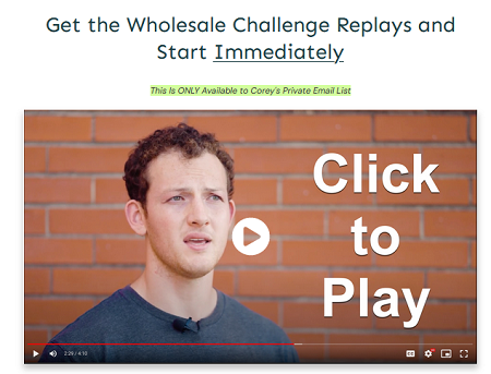 Ganim Corey – Wholesale Challenge Replays