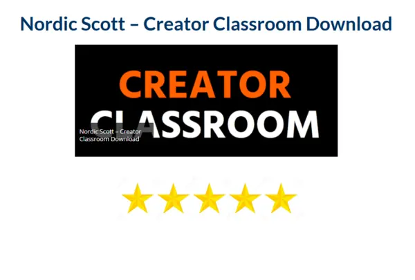 Nordic Scott – Creator Classroom Download