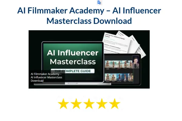 AI Filmmaker Academy – AI Influencer Masterclass Download
