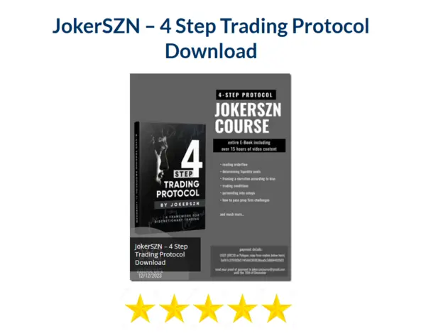 JokerSZN – 4 Step Trading Protocol Download