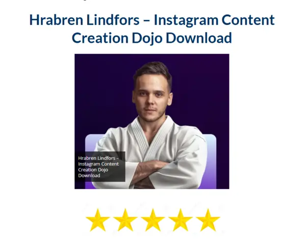 Hrabren Lindfors – Instagram Content Creation Dojo Download