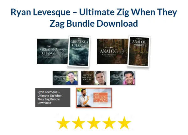 Ryan Levesque – Ultimate Zig When They Zag Bundle Download