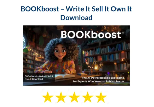 BOOKboost – Write It Sell It Own It Download
