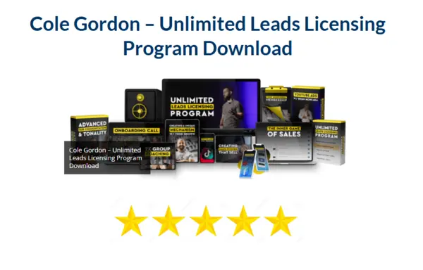 Cole Gordon – Unlimited Leads Licensing Program Download