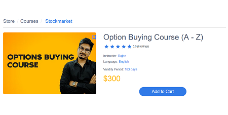 Just for Traders – Options Buying Course
