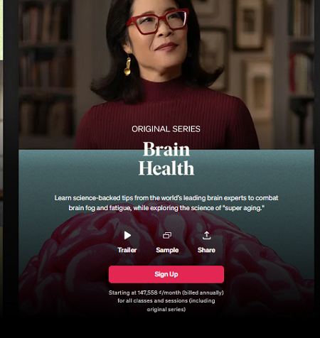 MasterClass - Brain Health