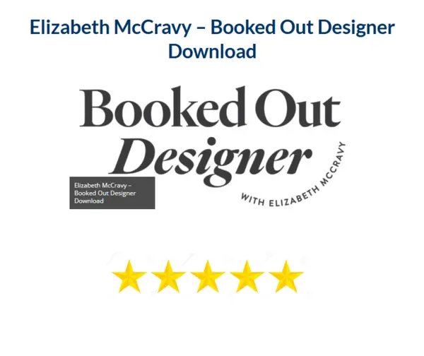 Elizabeth McCravy – Booked Out Designer Download