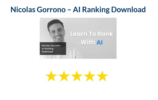 Nicolas Gorrono – AI Ranking Download