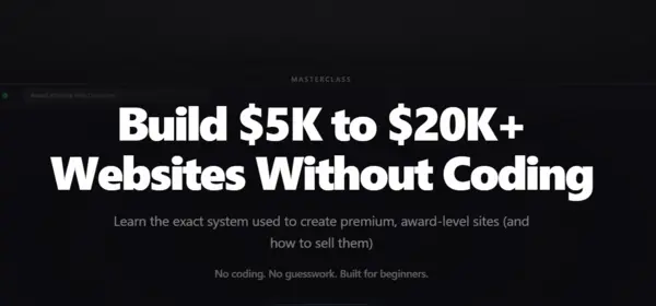 Zera Studio – Masterclass The Award– Winning Web Developer Download