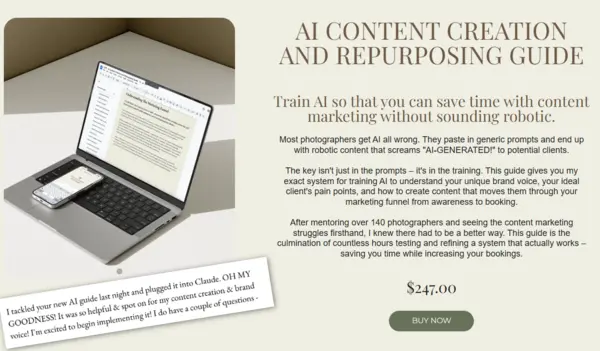 Claire Hunt – AI Content Creation Guide Download