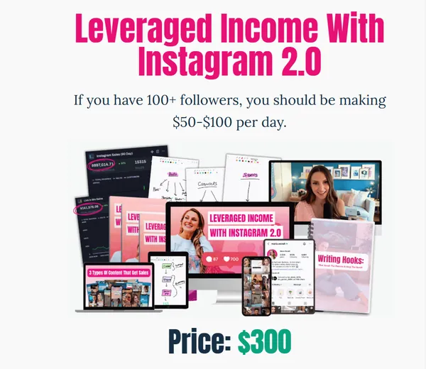 Maria Wendt – Leveraged Income With Instagram 2.0 Download