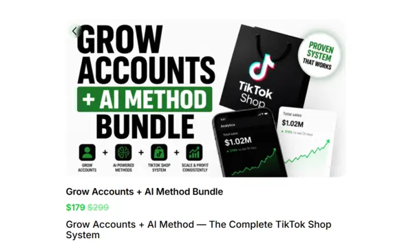 Shopmax – Grow Accounts + AI Method Download