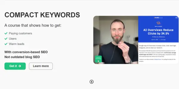 Edward Sturm – SEO – COMPACT KEYWORDS – TOP COURSE Download