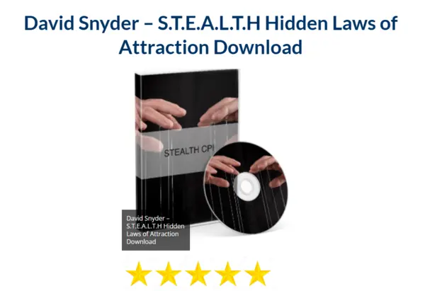 David Snyder – S.T.E.A.L.T.H Hidden Laws of Attraction Download