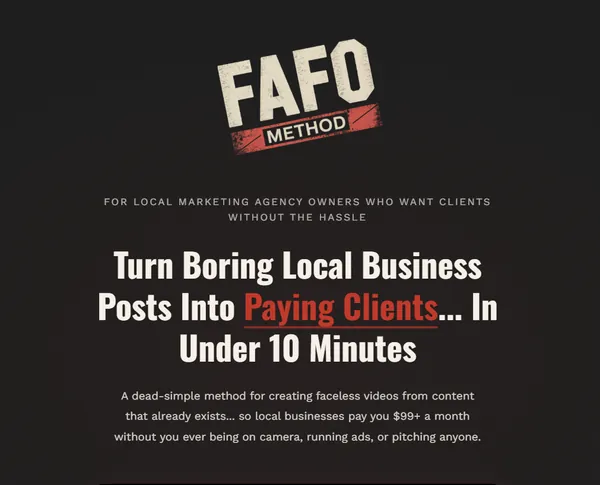 Drew Griffin – Fafo Method Download