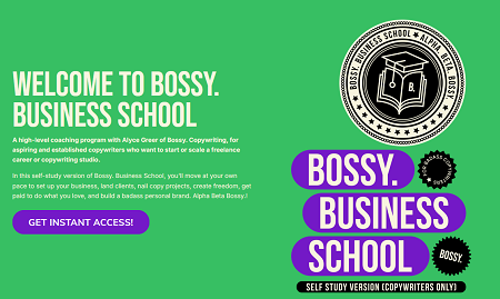 Alyce Greer – Bossy Business School